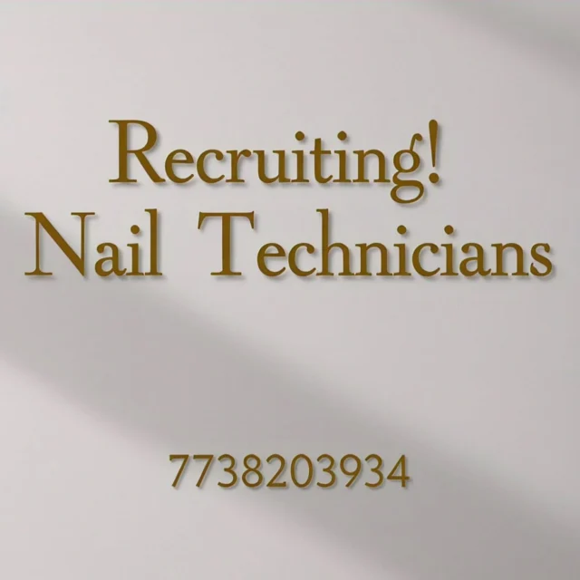 Experienced Nail Technicians (minimum 2 years) in Nail business...
Good product knowledge and technical skills with acrylic and gel extension , Nail art , manicure and pedicure etc
Hygienic and follows safety protocols and provides exceptional services

Please Call  7738203934 for more information 

#Nail 
#Technicians 
#nailartdesign 
#nailspa
#nailstyle 
#nails 
#nailexpert 
#nailsaddict 
#acrylicnails 
#gelnail 
#nailbar 
#nailbusiness